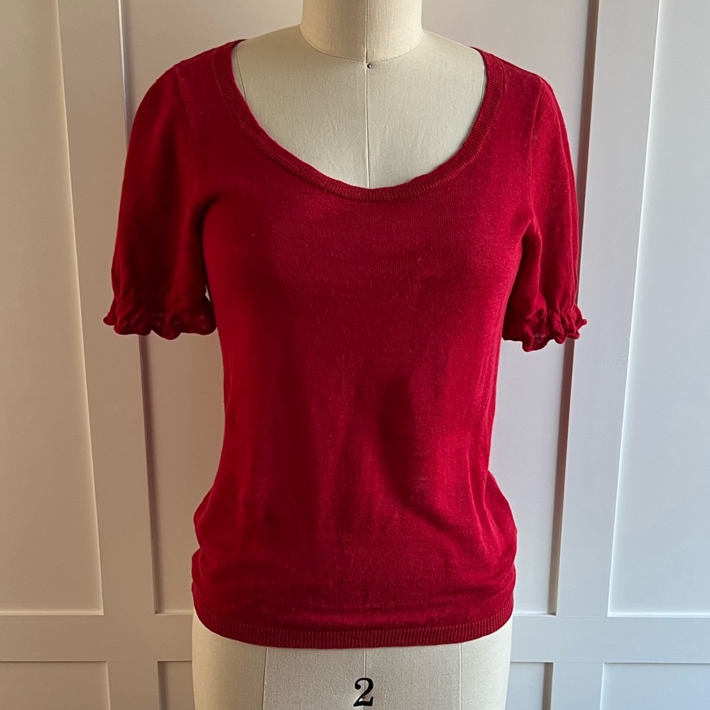 Reformation Priah Top, red, size XS